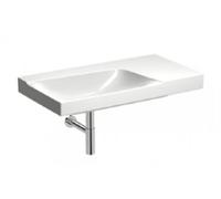 Geberit Xeno 2 lavabo, surface de pose à droite, sans percement pour la robinetterie, sans trop-plein, 90x48 cm blanc avec KeraTect, 500534011, 500534011, 500534011 - CM
