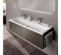 Geberit Xeno² lavabo doppio, 500277001, Xeno² bianco opaco [Lavabi > Lavabi Doppi]