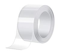 Gebildet 1 piece 10m × 5cm PVC Impermeabile Striscia Sigillante per Cucina e Bagno, Acrilico Nastro Adesivo Sigillante Antimuffa, a Prova di Muffa Nastro di Tenuta (Trasparente)