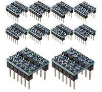 Gebildet 10 pezzi 3,3 V-5 V 4 canali Logic Level Converter Bi-Directional Shifter Module (Pack of 10) CYT1076