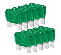 Gebildet 10 Pezzi Fusibili a Lama Maxi APX Fusibili di Ricambio 30A per Auto Camion Camper Barche Automobili Veicoli Camper SUV