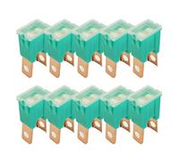 Gebildet 10 pezzi Fusibili per auto Quadrati 20 A Fusibile per Auto a forma di Scatola con Profilo Standard Alto per SUV, auto, Camion e Barche (tipo con inserto esterno)