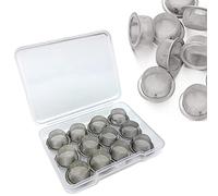 Gebildet 12Pezzi Schermo in Acciaio Inossidabile 0.5 Pollici / 1.27cm Schermi per Ciotola in Rete Schermo in Metallo in Acciaio Inossidabile con Scatola Imballata