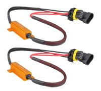 Gebildet 2 set 9005 HB3 H10/9006 HB4 9012 Fari Anabbaglianti/Fari Fendinebbia Kit Resistore LED Adattatore Cablaggio Relè Decoder Errore Anti-Flicker Cancellatore Avvertenza