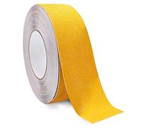 Gebildet 20m×5cm Nastro Adesivo Antiscivolo, Nastro Antiscivolo che Migliora la Presa, Adesivo di Sicurezza Adesivo Forte per Interni ed Esterni, Giallo