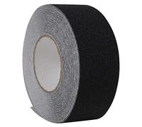 Gebildet 20m x 5cm Nastro Adesivo Antiscivolo Abrasivo ad Alta Aderenza Banda di Sicurezza, Per Migliorare la Presa per Interni ed esterni, (Nero)