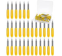 Gebildet 30pcs 30° Lame di Ricambio per Macchine da Taglio per Vinile (Giallo)