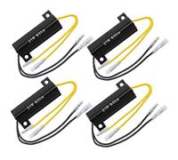 Gebildet 4 pezzi 12V Resistore per moto 21W 6 Ohm Resistori di carico a LED per indicatori di direzione per motociclette Compatibili con Yamaha Suzuki Off Road (Y-137)