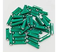Gebildet 50pezzi 30A Torpedo Fusibile per Auto Fusibili siluro Fusibili siluro Assortimento Fusibili per auto D'epoca per Veicoli Europei