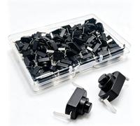 Gebildet 50pz 12 * 8 Micro Mini Interruttore On/Off 1.5A 250V Pulsante Autobloccante per Torcia Fai da Te SMD Tipo 1208