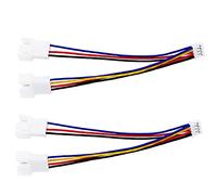 Gebildet Adattatore per Ventola GPU PWM, da Mini 4pin a Cavo Convertitore di Estensione Standard a 3pin/4pin, Cavo Splitter per Ventola Della Scheda Grafica
