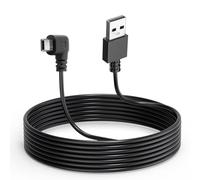 Gebildet Cavo per Dash Cam per Mini Dash Cam, 11.5FT L-Angolo Mini Adattatore Cavo di Alimentazione per Dash Cam, Cavo di Ricarica per Dash Cam per Telecamera a Specchio, Guida Registratore, Auto DVR