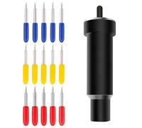 Gebildet Explore Custodia nera con kit lame per Explore 3/Air 2/Air/One/Maker 3/Maker Aosry Lama a punta Profonda, Lame Standard a45°, Lame a punta fine a30°, Lame a Taglio Profondoa 60°