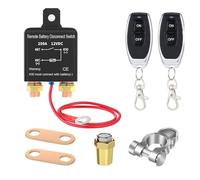 Gebildet Interruttore di Stacca Batteria Remoto 12V, 250A, Previene il Scaricamento della Batteria, Scollega Negativo Kill Switch per Auto Antifurto, Interruttore di Spegnimento Batteria a Distanza