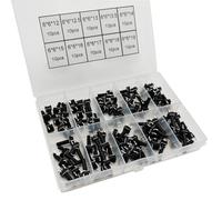 Gebildet Kit Assortimento di 100 Interruttori a Pulsante Tattile Momentanei Micro da 10 Valori a 4 pin, 6 x 6mm