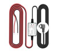 Gebildet Kit Cablaggio Dash Cam, porta Connettore Mini USB L, Protezione a bassa Tensione per Fotocamere Dash Cam, kit cavo Caricabatteria per auto DC 12V - 24V a 5V/2.5A max con Fusibile