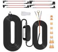 Gebildet Kit di Cablaggio per Dash Cam, Mini Caricabatteria per Dash Cam,Kit di Cablaggio per Protezione da Bassa Tensione da 12-24V CC a 5V/2.5A,Sorveglianza di Parcheggio 24 Ore Su 24 Con Fusibile