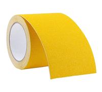 Gebildet Nastro Adesivo Antiscivolo Nastro di Sicurezza, Abrasivo ad Alta Aderenza, Interno e Esterno (10cm × 10m,Giallo)