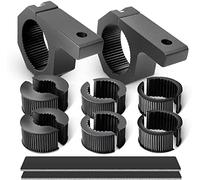 Gebildet Staffe di Montaggio per Barra Luminosa Morsetto per Tubo a Barra Orizzontale con Luce a LED per 1"/1,5"/1,75"/2" (25-50mm) Portapacchi Portarotolo per Camion ATV UTV, Confezione da 2