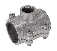 Staffa di derivazione in ghisa per tubi in acciaio Gebo F 3/4 01.261.28.0201