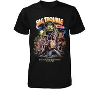 geboan John Carpenter's Big Trouble in Little China T Shirt Funny Vintage Gift for Men Black