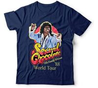geboan Short SleeveSexual Chocolate Randy Watson Tshirt - Coming to America Eddie MurphyShirt Top SweatshirtBlueXL Navy Blue