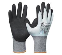 Gebol Master Flex Cool&Touch, 1 paio di guanti da lavoro di raffreddamento contro il sudore, adatti al touchscreen, guanti protettivi traspiranti da uomo, comodi da indossare, taglia L, colore: blu