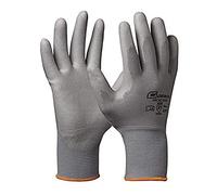 Gebol Micro Flex, guanti da lavoro per sensazioni necessarie, guanti protettivi per uomo e donna, taglia S (Gr 7), grigio, 1 paio