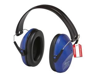 Gebol Paraorecchie di sicurezza per bambini, colore blu, comode cuffie per bambini, pieghevoli, per autismo, concerto, fai da te, per ragazzi, ragazze, taglia universale, blu, nero, 1 pezzo