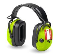 Gebol Paraorecchie professionale Bluetooth | comodo telefono e ascolto musica | microfono con riduzione del rumore | per uomo e donna | misura universale | verde fluo, nero | 1 pezzo