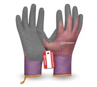Gebol Tilia | 1 paio | Taglia S (Gr 7) | Guanti da giardinaggio con funzione touch in materiale riciclato | Rivestimento idrorepellente e oleorepellente | per donna | viola