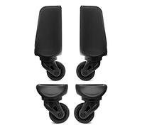 GEBONE Ruote di ricambio per bagagli Ruote di ricambio in plastica per valigie YF-BW062 # Kit di sostituzione di riparazione, Un paio di ruote corte e lunghe, Wheel diameter is about 50 mm, Fai da