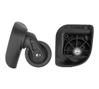 GEBONE YF-W111# Lot de 1 paire de roues de rechange pour valise en plastique, Noir, Wheel diameter is about 50 mm, Bricolage