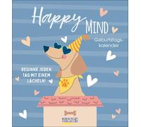 Geburtstagskalender Happy Mind: Immerwährender Planer
