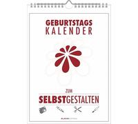 Geburtstagskalender zum Selbstgestalten: immerwährend