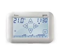 Geca 33202557 Roma Cronotermostato da Parete Touch Screen