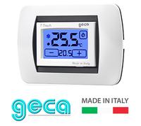 GECA 35301652 TERMOSTATO INCASSO TOUCH SCREEN DIGITALE BIANCO