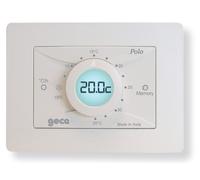 GECA 35362159 CRONOTERMOSTATO A PARETE GIORNALIERO CON DISPLAY POLO 24