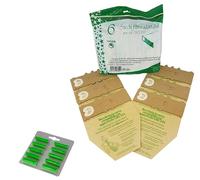 Gecasa 6 Sacchetti in Carta Profumini e Filtri per Folletto Vorwerk Kobold vk130 vk131 Made in Italy (Classica Pino, 6 Sacchetti)