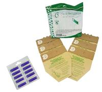 Gecasa 6 Sacchetti in Carta Profumini e Filtri per Folletto Vorwerk Kobold vk130 vk131 Made in Italy (Lavanda, 6 Sacchetti)