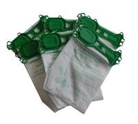 Gecasa 6 Sacchetti in microfibra per Folletto Vorwerk Kobold vk135 vk136 FP135 (6 Sacchetti)