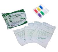 Gecasa 6 Sacchetti in Microfibra Profumini e Filtri per Folletto Vorwerk Kobold vk135 vk136 (Misto, 6 Sacchetti)
