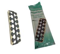 Gecasa Corpo Spazzola con ruote e Sottospazzola per Folletto Vorwerk Kobold vk120 vk121 vk122 (Sottospazzola Feltro)