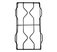 Gecasa, Griglia 2 fuochi smaltata nera compatibile per Ariston 45.5x25.5 cm con due ganci centrali compatibile
