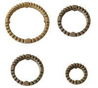 Gecasa Kit bruciatore anelli spartifiamma 1 grande 2 medi 1 piccolo adattabile Ariston (Kit, Anello)