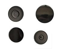 Gecasa kit piattello e bruciatore 1 grande 2 medi 1 piccolo adattabile ignis whirlpool (1 Grande 2 Medi 1 Piccolo, 4 Piattelli)