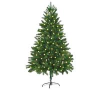 Gecheer Albero di Natale artificiale Verde 180 cm PE3396327IT