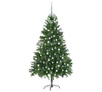 Gecheer Albero di Natale artificiale Verde 180 cm PE3396330IT