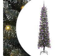 Gecheer Albero di Natale Artificiale Verde 50.5 cm|LED, Calda Luce Bianca, PVC, Resistente, Illuminato, USB, Decorazioni Natalizie, Esterno/Interno