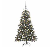 Gecheer Albero di Natale artificiale Verde PVC1